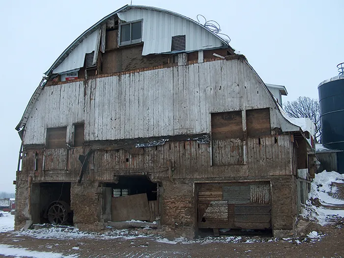 Before photo of the remodeled building