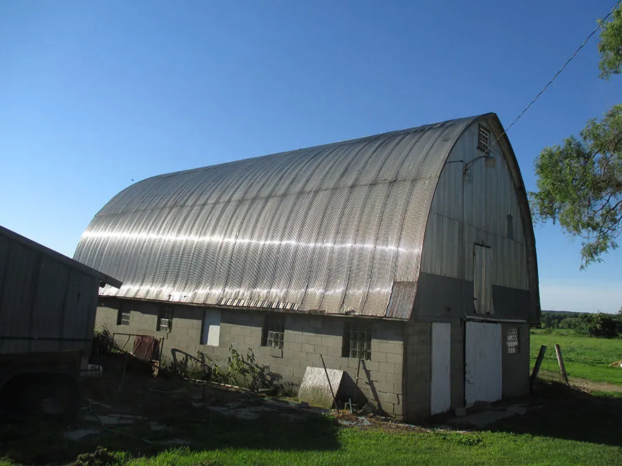 Before photo of the remodeled building